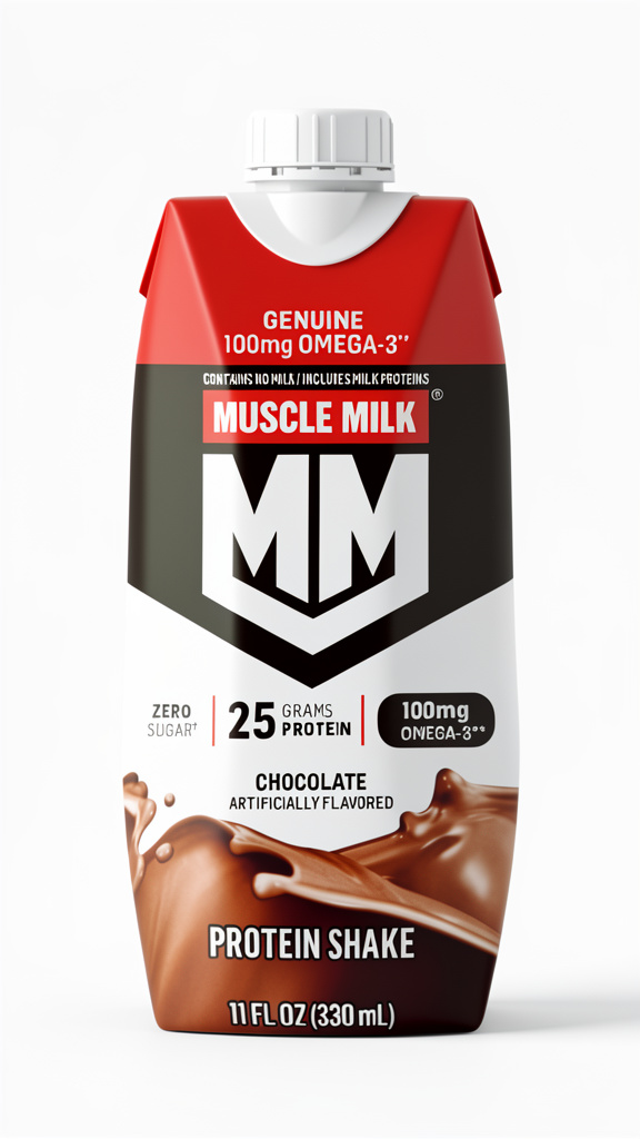 PROTEINA MUSCLE MILK SHAKE CHOCOLATE 330ML