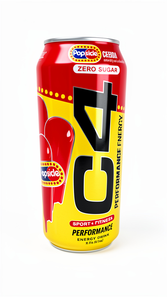 BEBIDA ENERGIZANT C4 ENERGY POP SICLE CHERRY ZERO SUGAR 473ML