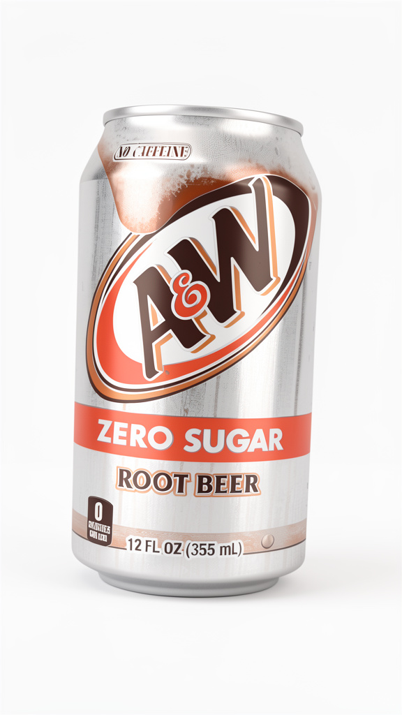 SODA A&W ZERO SUGAR ROOT BEER 355ML