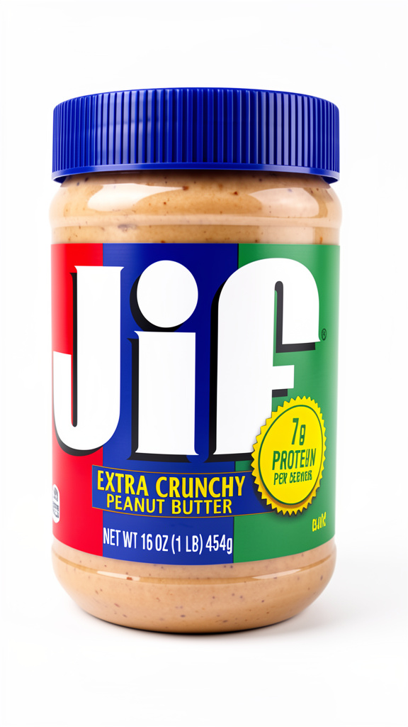 CREMA DE CACAHUATE JIF EXTRA CRUNCHY PEANUT BUTTER 454GR