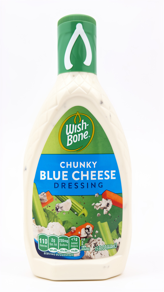 ADEREZO WISH BONE CHUNKY BLUE CHESSE 444ML