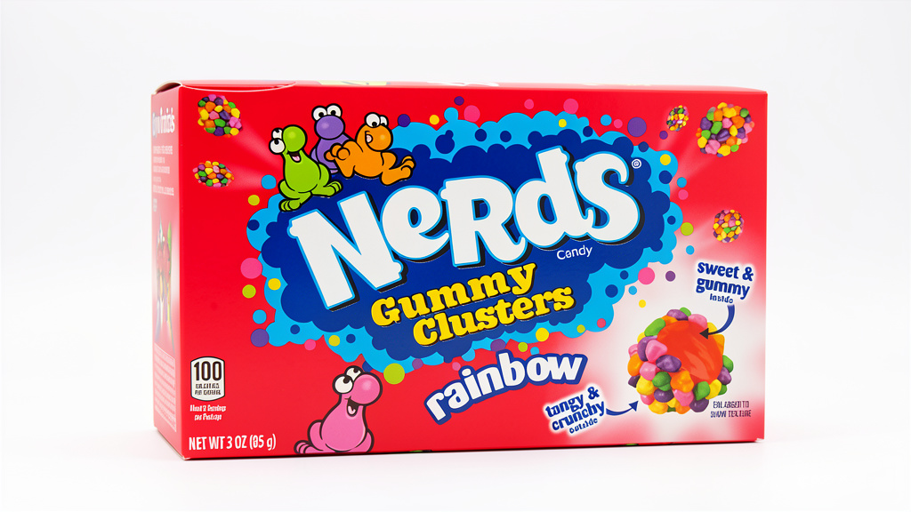 GOMITAS NERDS GUMMY CLUSTERS 85GR
