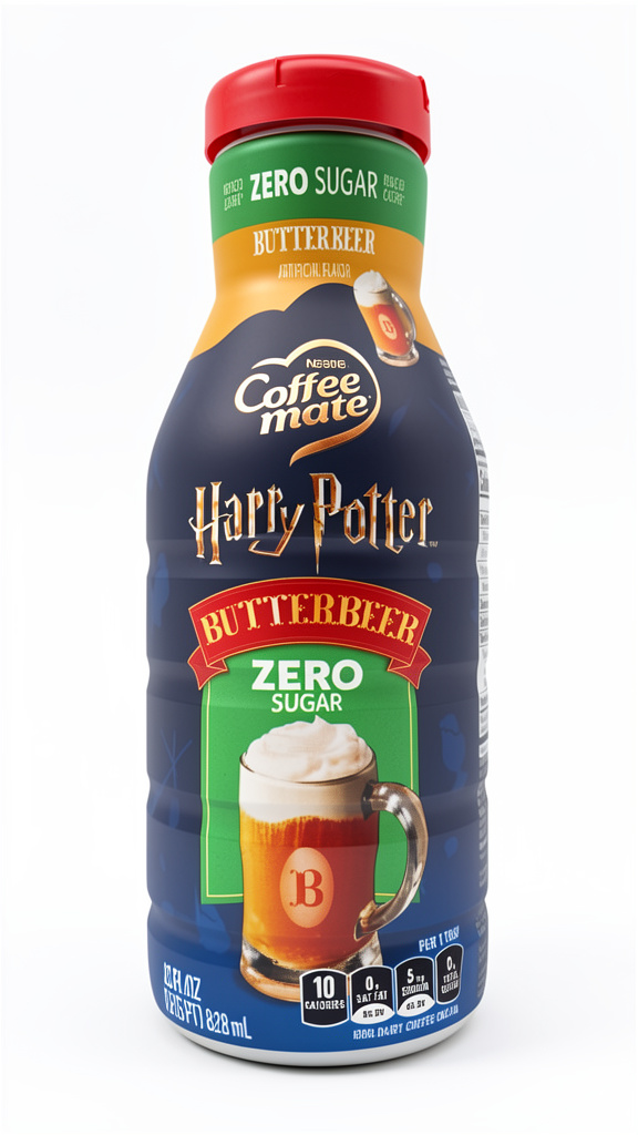 CREMA PARA CAFE COFFEE MATE BUTTERBEER ZERO 828ML