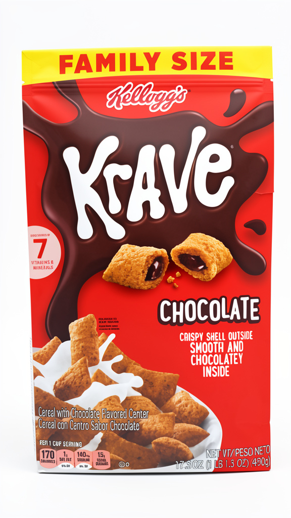 CEREAL KELLOGS KRAVE CHOCOLATE 490GR