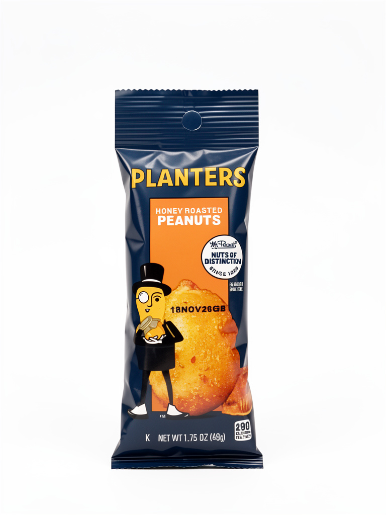 SNACKS PLANTERS SALTED HONEY ROASTED PEANUTS 49G