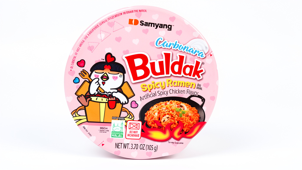 SOPA INSTANTANEA BULDAK BOWL CARBONARA 105GR