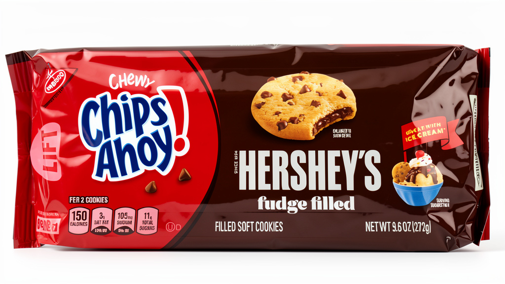 GALLETA CHIPS AHOY HERSHEYS FUDGE FILLED 272GR