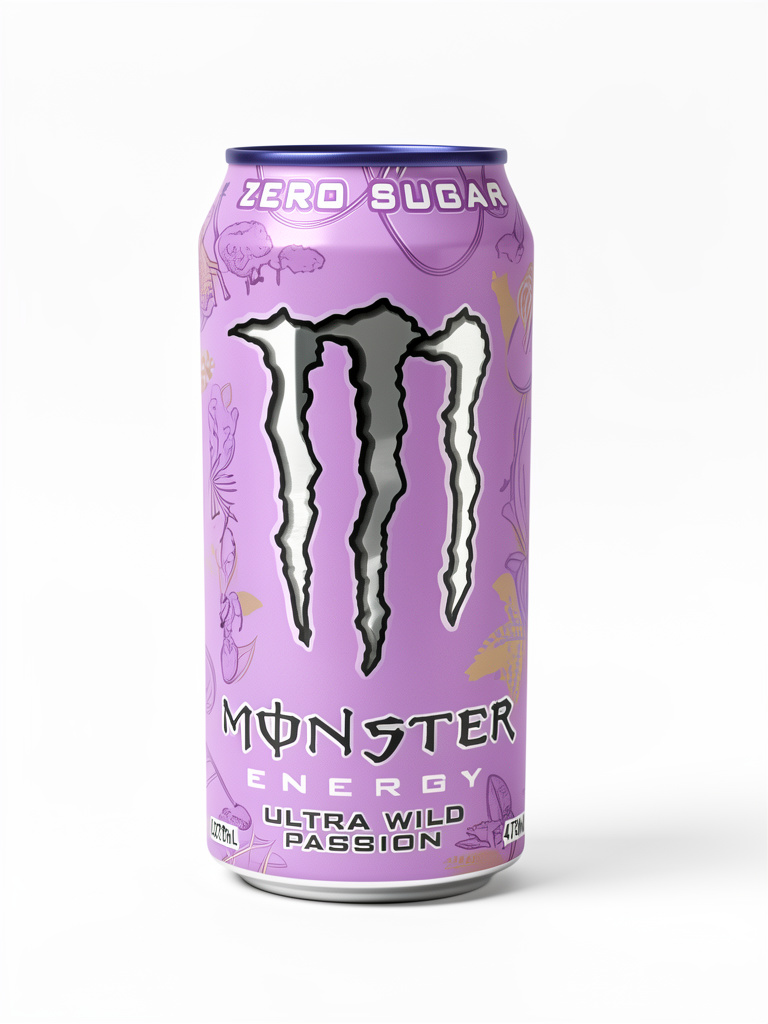 BEBIDA ENERGIZANTE MONSTER ULTRA WILD PASSION ZERO SUGAR 473ML
