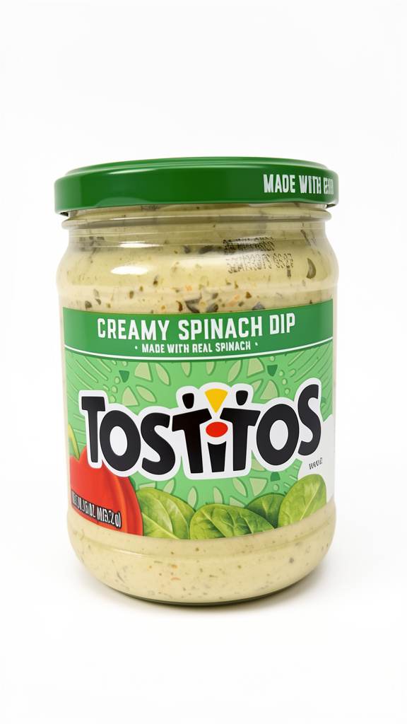 DIP TOSTITOS CREAMY Y SPINACH 425.2GR