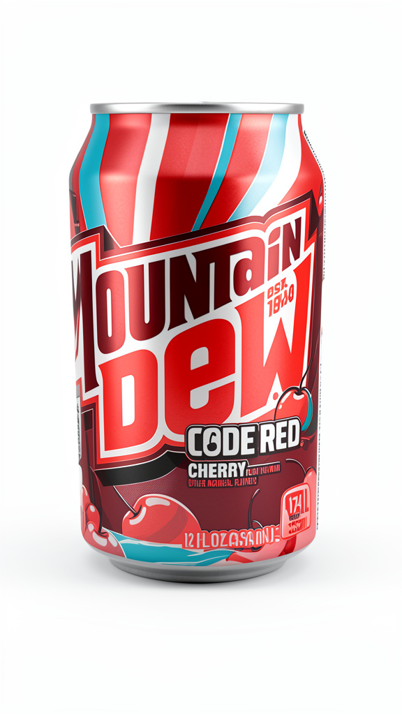 SODA MOUNTAIN DEW CHERRY 355ML
