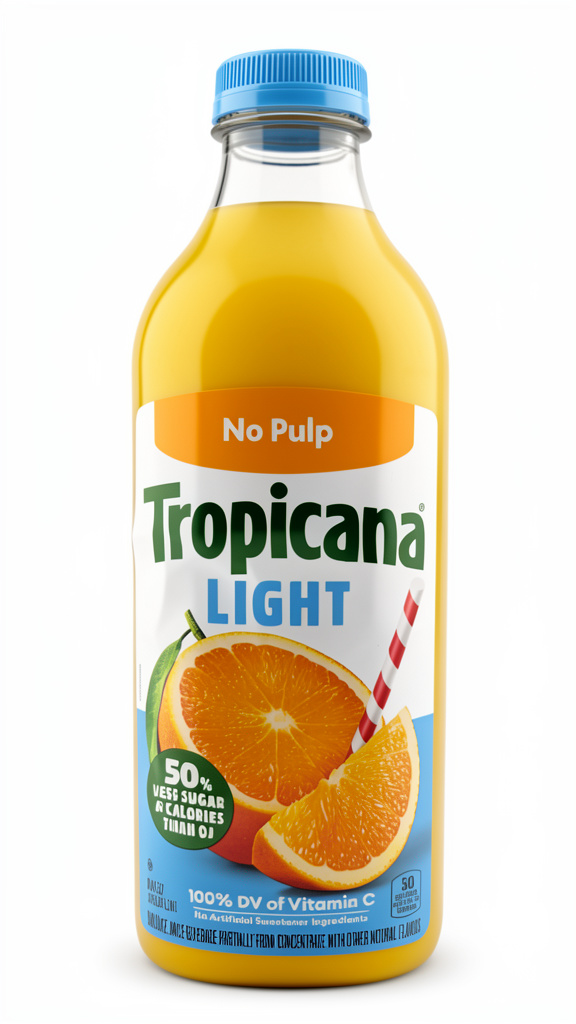 TROPICANA LIGHT DV OF VITAMINA C 1.36LT