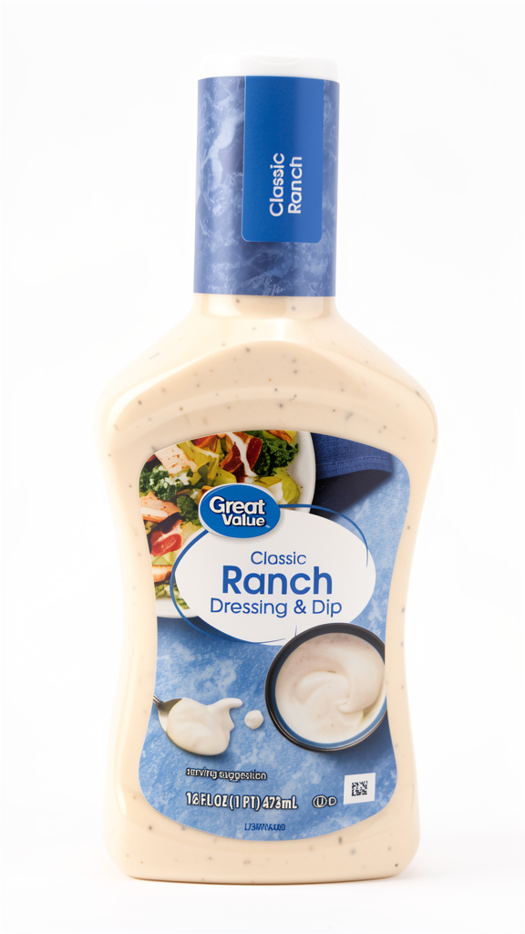 ADEREZO GREAT VALUE RANCH DRESSING & DIP 473ML