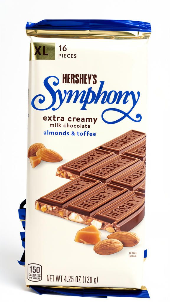 CHOCOLATE HERSHEYS SYMPHONY 120GR