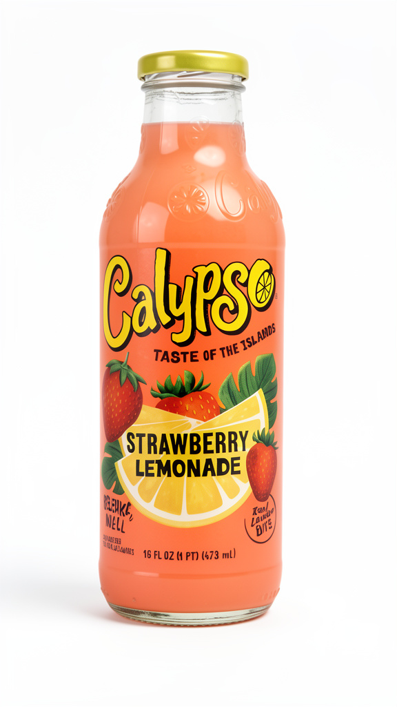 BEBIDA CALYPSO STRAWBERRY LEMONADE473 ML