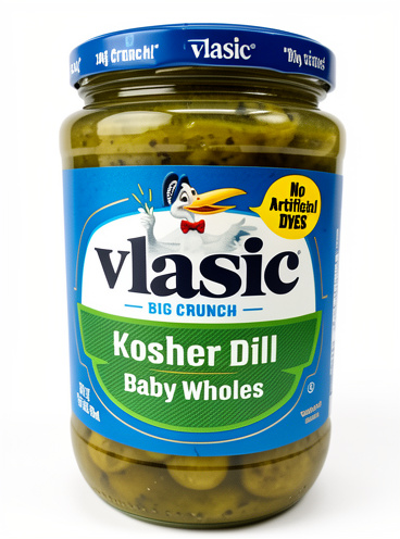 PEPINILLOS VLASIC KOSHER DILL BABY WHOLES 710ML