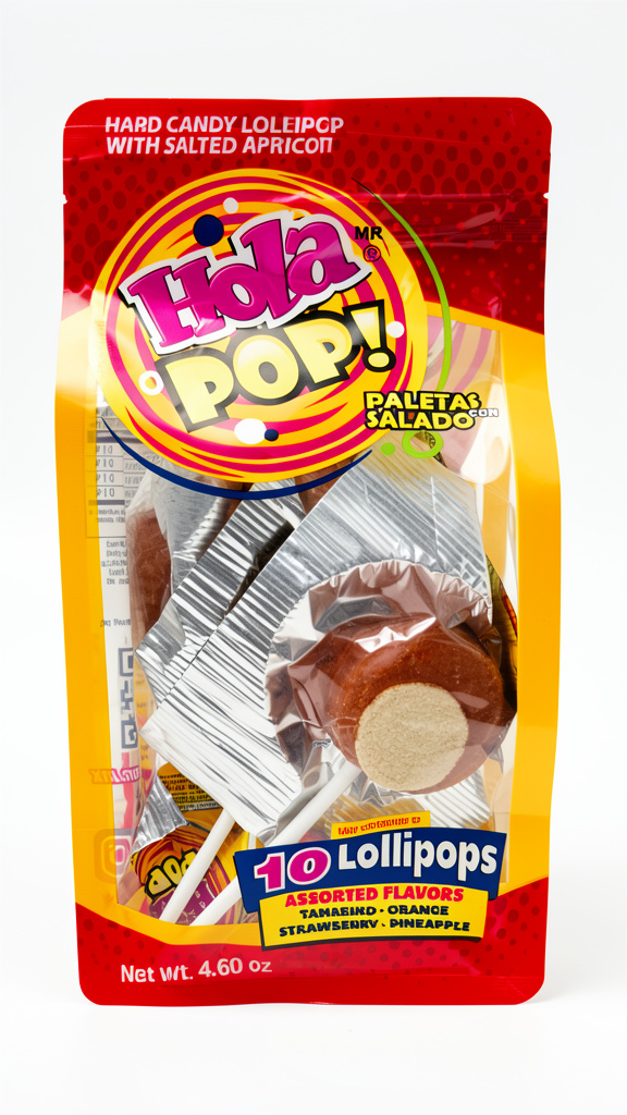 HOLA POP PALETAS SALADO SABORES 4.60 oz
