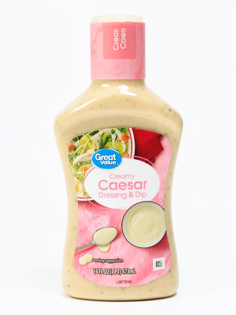 ADEREZO GREAT VALUE CREAMY CAESAR 473ML