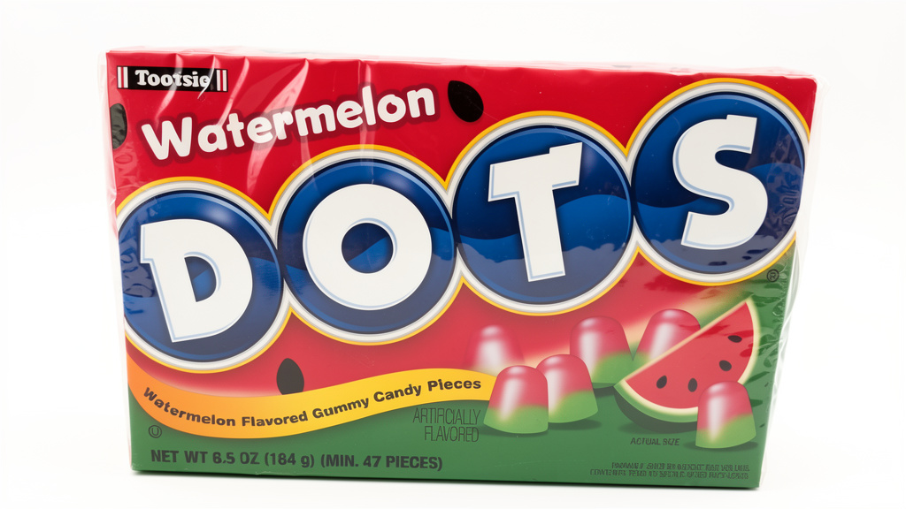 CARAMELO DOTS WATERMELON 184GR