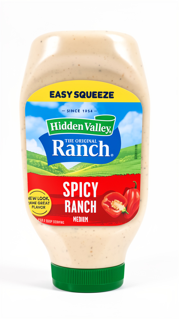 ADEREZO HIDDEN VALLEY RANCH SPICY RANCH 473ML