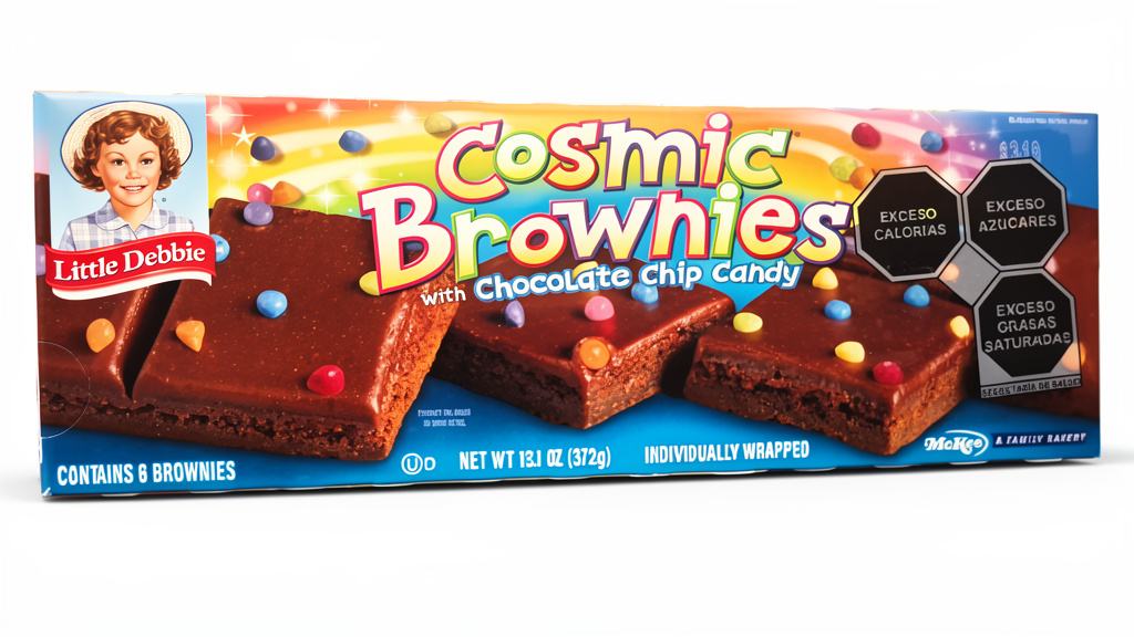 LITTLE DEBBIE COSMIC BROWNIES 372GR