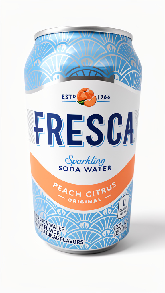 SODA FRESCA PEACH CITRUS 355ML