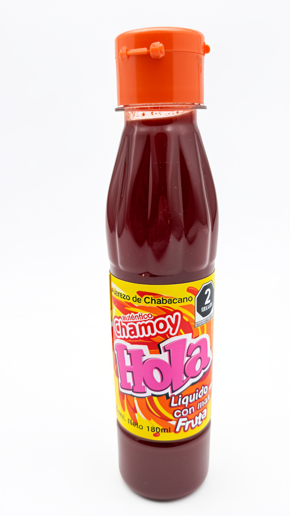 HOLA CHAMOY LIQUIDO FRUTA 180ML