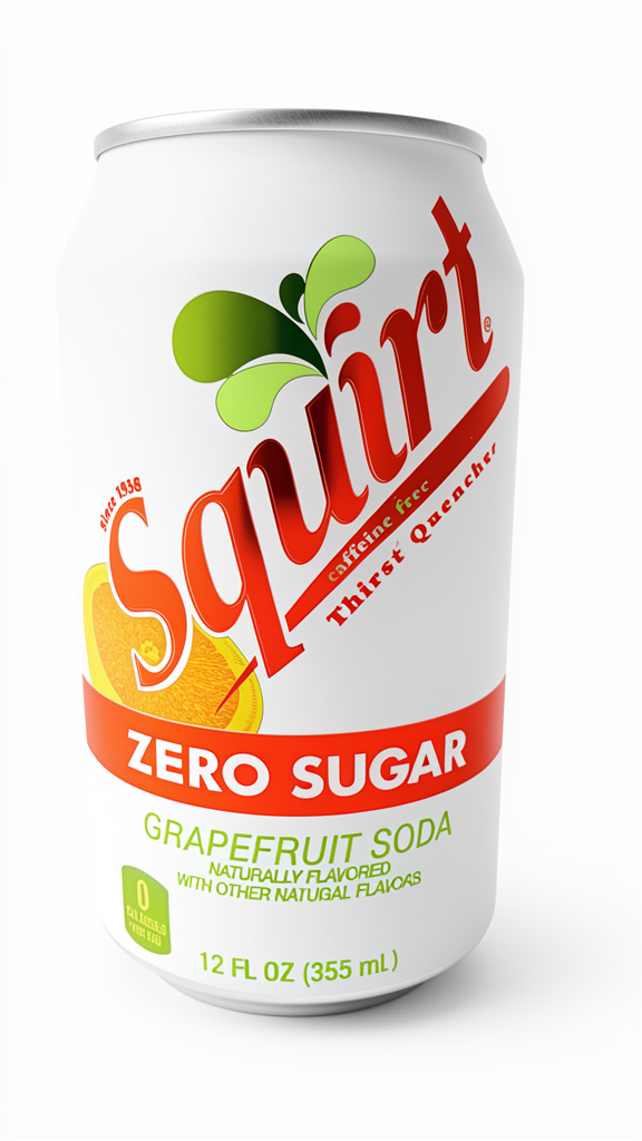 SODA SQUIRT GRAPEFRUIT ZERO SUGAR 355ML