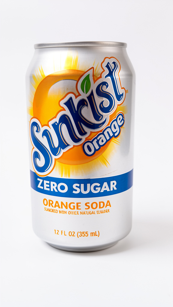 SODA SUNKIST ORANGE ZERO SUGAR 355ML