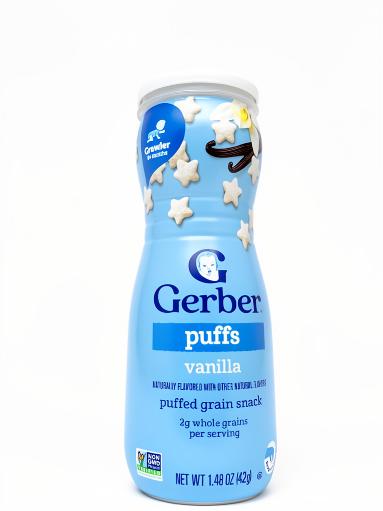 GERBER PUFFS VAINILLA 42GR
