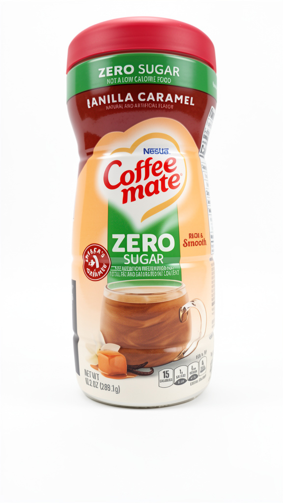CREMA PARA CAFE COFFE MATE ZERO VAINILLA CARAMEL 289GR