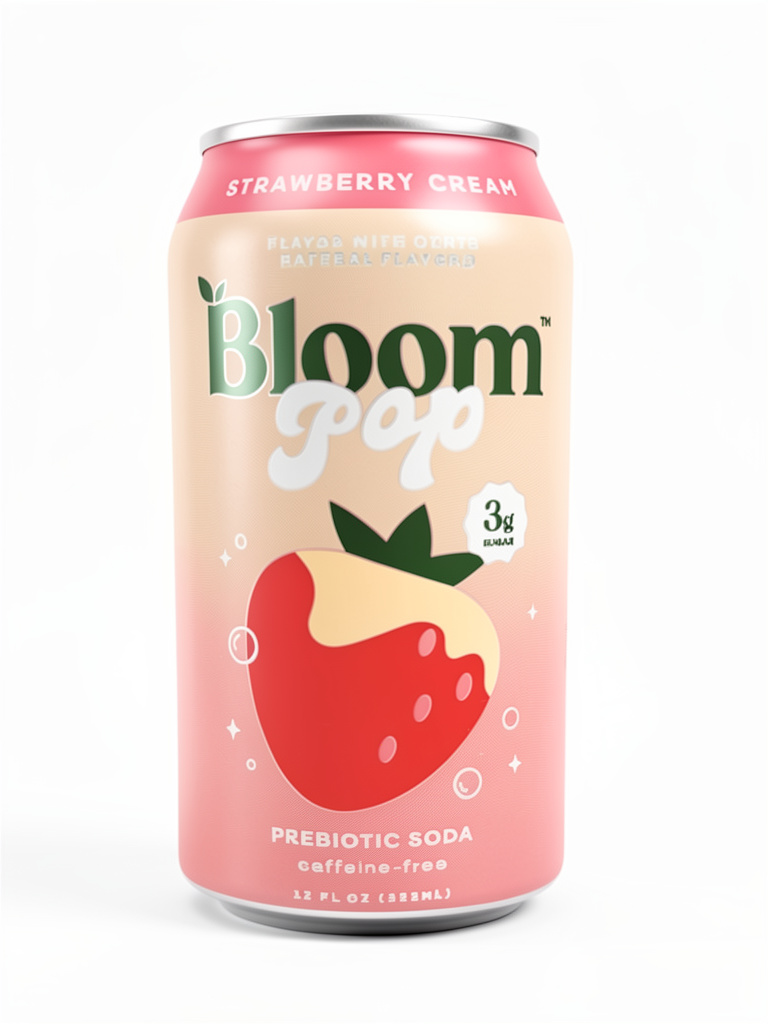 BEBIDA ENERGIZANTE BLOOM POP STRAWBERRY CREAM