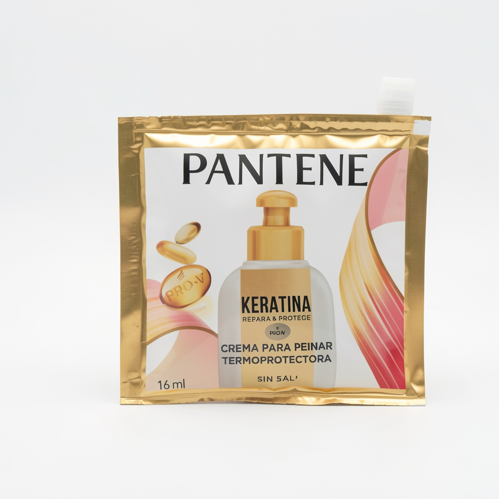 Crema Peinar Pantene Keratina 16 mL (Dorado)