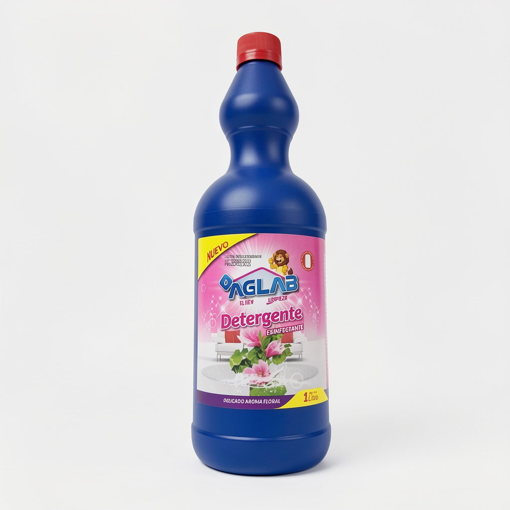Desinfectante Detergente Aglab Floral 1 L