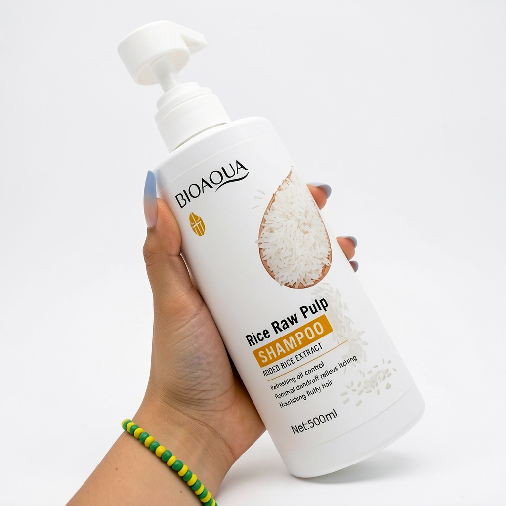 Shampoo Rice Raw Pulp Bioaqua