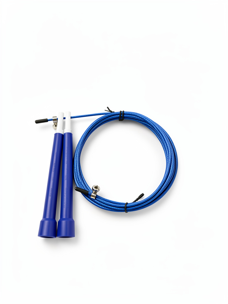 Cuerda azul para saltar
