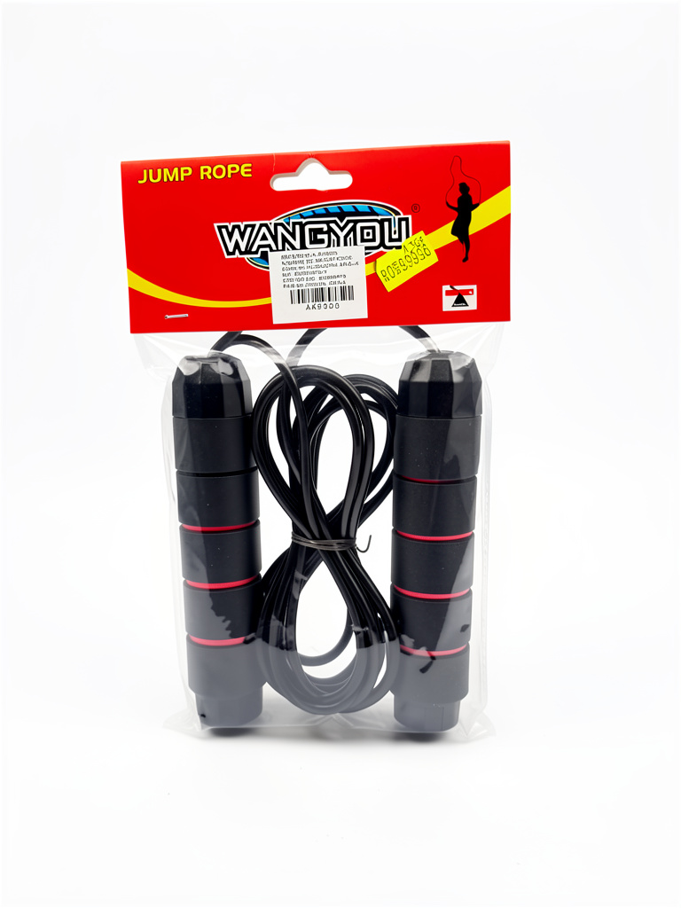 WANGYOU cuerda para saltar negra