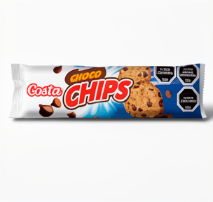 GALLETA COSTA CHOCO CHIPS 125GR