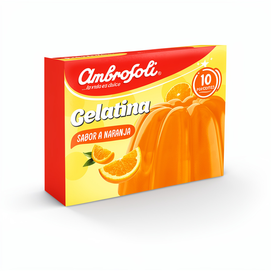 GELATINA FRAMBUESA NARANJA 50GR