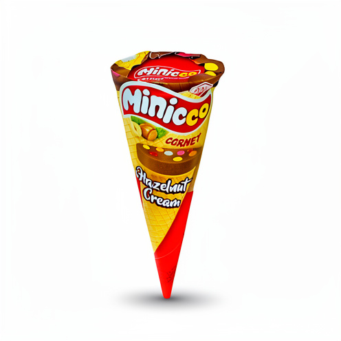 MINICOO CORNET CREMA AVELLANA 25GR
