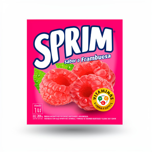 JUGO SPRIM EN POLVO SABOR FRAMBUESA 20GR