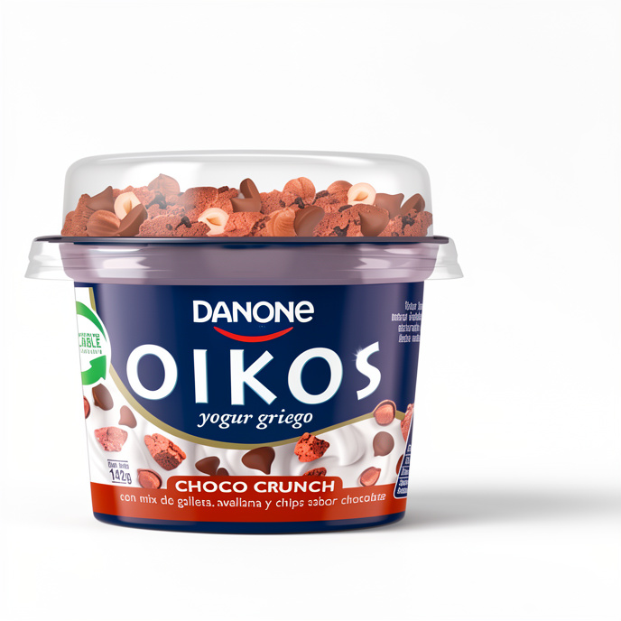 YOGURT DANONE OIKOS CHOCO CRUNCH 142GR