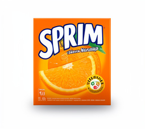 JUGO SPRIM EN POLVO SABOR NARANJA PLATANO 20GR