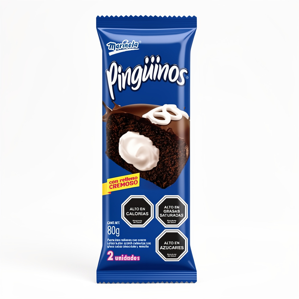 PINGUINOS AZUL 80GRS