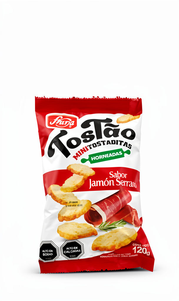 TOSTÃO SABOR JAMÓN SERRANO 120GRS