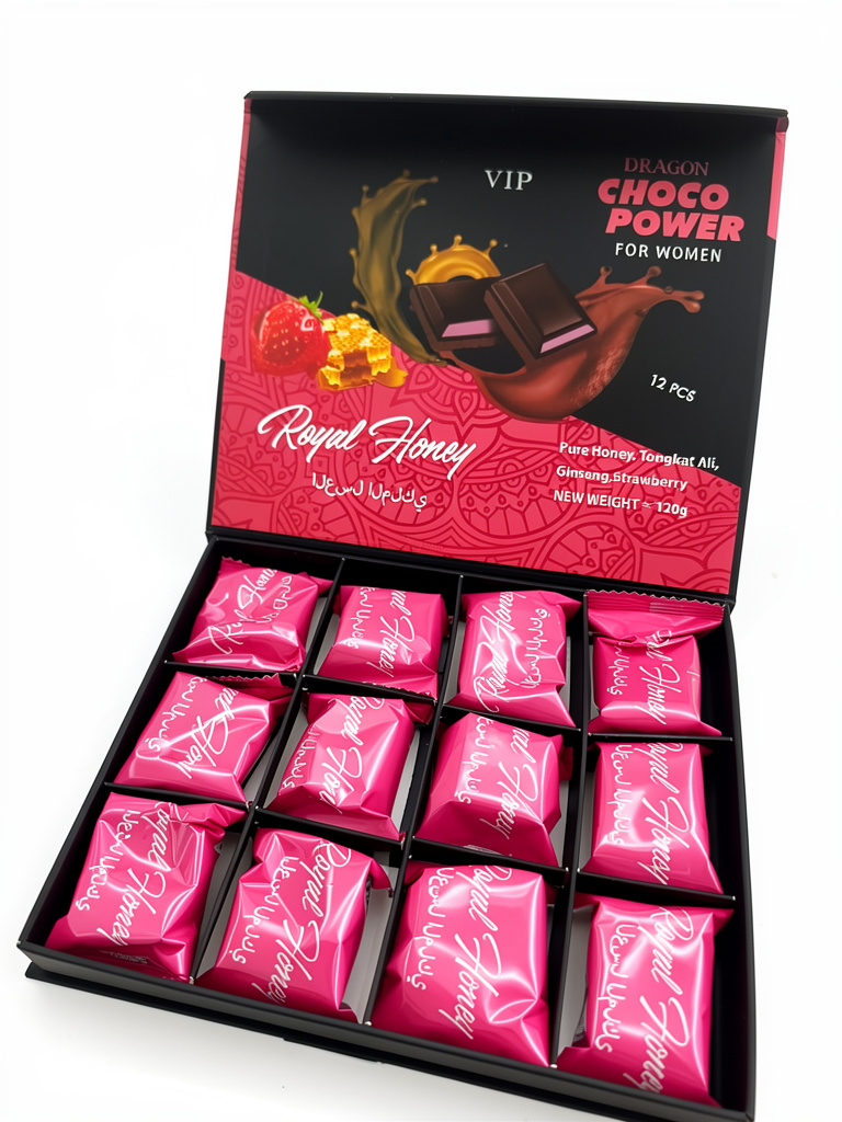 Choco power 12 chocolates para mujer