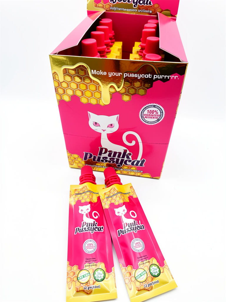 Pink pussy cat Honey 12 sobres para mujer
