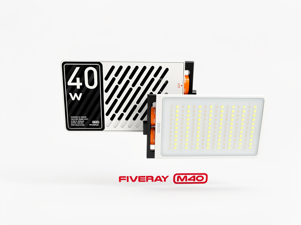 W40 luz led Fiveray M40 zhiyun