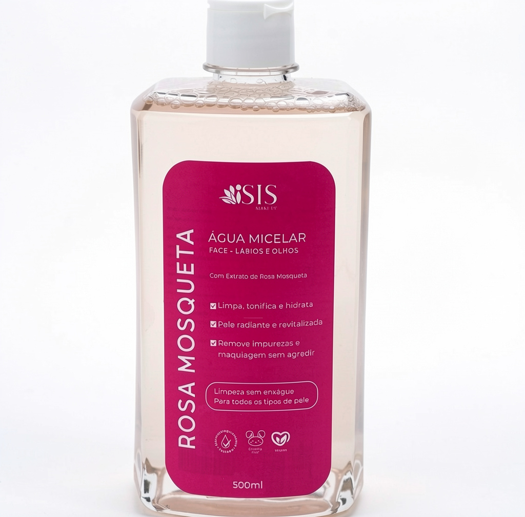 Desmaquillante Agua Micelar con óleo de Rosa Mosqueta 500ml
