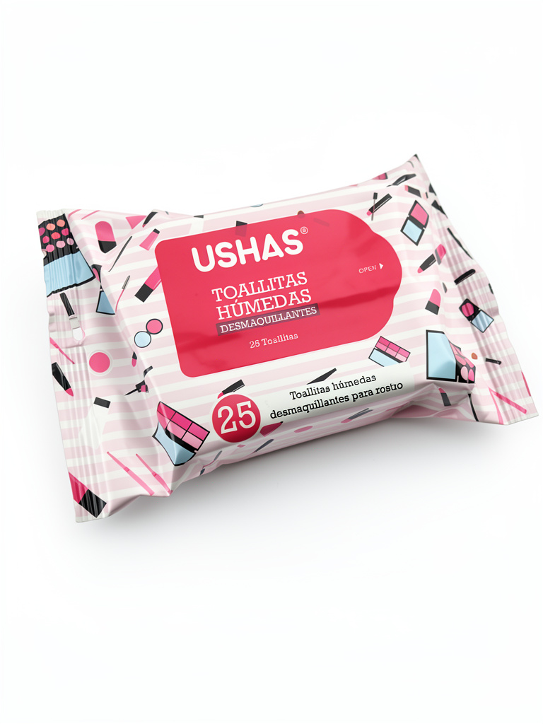 Toallitas Desmaquillantes USHAS - 25 toallitas