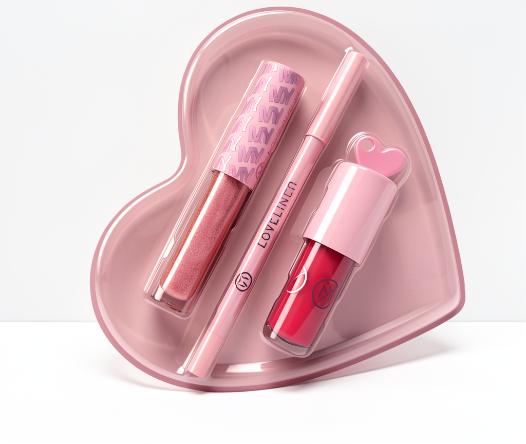 Kit Lip Combo Gloss, Delienador y Labial líquido